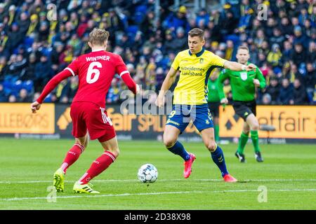 Brondby, Dänemark. März 2020. Samuel Mraz (9) von Broendby, WENN er während des 3F Superliga-Spiels zwischen Broendby IF und Lyngby Boldklub im Brondby Stadium gesehen wurde. (Foto: Gonzales Photo - Thomas Rasmussen). Stockfoto