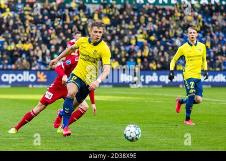 Brondby, Dänemark. März 2020. Samuel Mraz (9) von Broendby, WENN er während des 3F Superliga-Spiels zwischen Broendby IF und Lyngby Boldklub im Brondby Stadium gesehen wurde. (Foto: Gonzales Photo - Thomas Rasmussen). Stockfoto