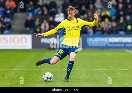 Brondby, Dänemark. März 2020. Anton Skipper (28) von Broendby, WENN er während des 3F Superliga-Spiels zwischen Broendby IF und Lyngby Boldklub im Brondby Stadium gesehen wird. (Foto: Gonzales Photo - Thomas Rasmussen). Stockfoto