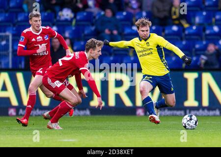 Brondby, Dänemark. März 2020. Simon Tibbling (12) von Broendby, WENN er während des 3F Superliga-Spiels zwischen Broendby IF und Lyngby Boldklub im Brondby Stadium gesehen wird. (Foto: Gonzales Photo - Thomas Rasmussen). Stockfoto