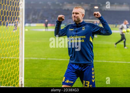 Brondby, Dänemark. November 2018. Johan Larsson von Broendby, WENN er vor dem 3F Superliga-Spiel zwischen Broendby IF und Aarhus GF im Brondby Stadium gesehen wurde. (Foto: Gonzales Photo - Thomas Rasmussen). Stockfoto