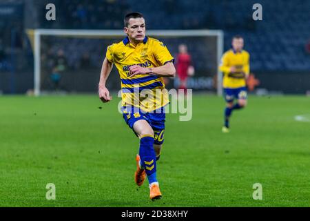 Brondby, Dänemark. November 2018. Ante Erceg (50) von Broendby, WENN er während des 3F Superliga-Spiels zwischen Broendby IF und Aarhus GF im Brondby Stadium gesehen wird. (Foto: Gonzales Photo - Thomas Rasmussen). Stockfoto