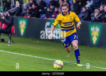 Brondby, Dänemark. November 2018. Dominik Kaiser (7) von Broendby, WENN er während des 3F Superliga-Spiels zwischen Broendby IF und Aarhus GF im Brondby Stadium gesehen wird. (Foto: Gonzales Photo - Thomas Rasmussen). Stockfoto