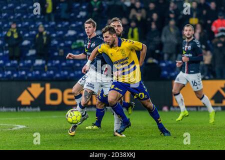 Brondby, Dänemark. November 2018. Kamil Wilczek (20) von Broendby, WENN er während des 3F Superliga-Spiels zwischen Broendby IF und Aarhus GF im Brondby Stadium gesehen wurde. (Foto: Gonzales Photo - Thomas Rasmussen). Stockfoto