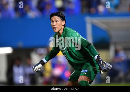 Kim Seung-gyu von Kashiwa Reysol während des J. League YBC Levain Cup Halbfinalspiel zwischen Yokohama F. Marinos 0-1 Kashiwa Reysol im NHK Spring Mitsuzawa Football Stadium am 7. Oktober 2020 in Yokohama, Kanagawa, Japan. Quelle: AFLO/Alamy Live News Stockfoto