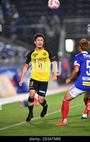 Kengo Kitazume von Kashiwa Reysol während des J. League YBC Levain Cup Halbfinalspiel zwischen Yokohama F. Marinos 0-1 Kashiwa Reysol im NHK Spring Mitsuzawa Football Stadium am 7. Oktober 2020 in Yokohama, Kanagawa, Japan. Quelle: AFLO/Alamy Live News Stockfoto