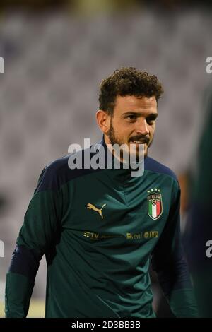 Florenz, Italien. Oktober 2020. Alessandro Florenzi (Italien) während des UEFA Nations League-Spiels zwischen Italien 6-0 Moldawien im Artemio Franchi-Stadion am 07. Oktober 2020 in Florenz, Italien. Foto von Maurizio Borsari/AFLO Quelle: Aflo Co. Ltd./Alamy Live News Stockfoto