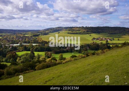 Box Hill National Park in Surrey, in der Nähe von Dorking UK Stockfoto