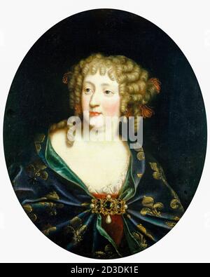 Marie Thérèse von Österreich (1638-1683), Königin Consort von Frankreich, Porträtmalerei unbekannter Künstler, 1660-1683 Stockfoto