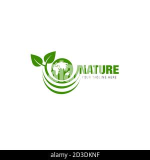 Schöne Natur Vektor-Logo Stock Vektor