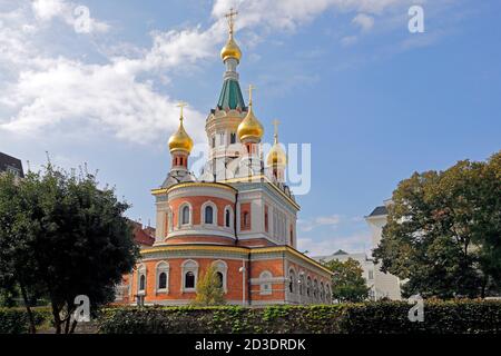 St. Nikolaus Kirche, Wien Stockfoto