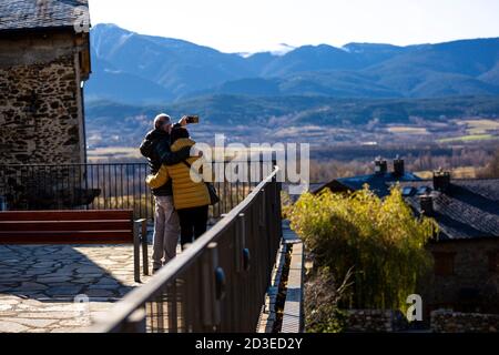 Das Dorf von allen, Cerdanya. Stockfoto