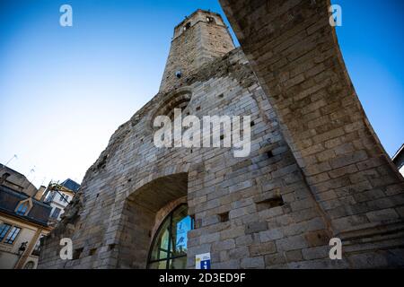 Glockenturm von Puigcerda, Cerdanya. Stockfoto