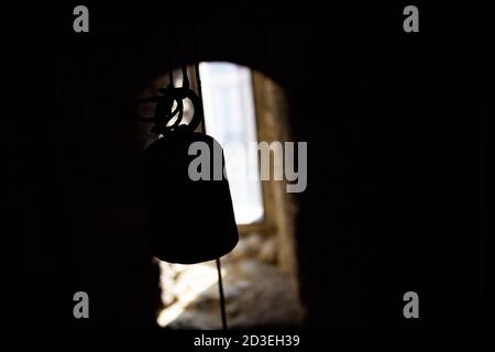 Puigcerda im Turm, Cerdanya. Stockfoto