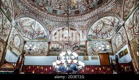 Das Innere der et'hem Bey Moschee. Tirana, Albanien Stockfoto