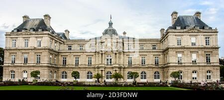 Palais du Luxembourg und Jardin du Luxembourg. Paris, Frankreich Stockfoto