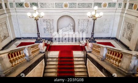 Das Innere der Burg Mikhailovsky (St. Michael's) auch bekannt als Ingenieur-Burg. St. Petersburg, Russland Stockfoto