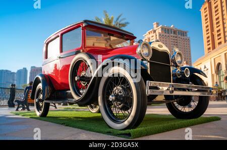 Doha, Katar- 30. März 2020: 1929 ford Modell ein Klassiker Stockfoto