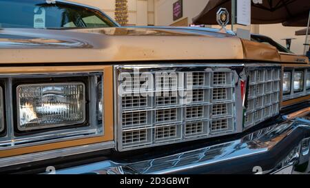 Doha, Katar- 3 März 2020 :1977 Pontiac Bonneville Oldtimer Stockfoto