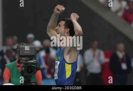 Bohdan Bondarenko von Ukraine Finale Hochsprung Männer während des Championnat du Monde Athlétisme 2013, am 12 2013. August in Moscou - Foto Laurent Lairys / DPPI Stockfoto