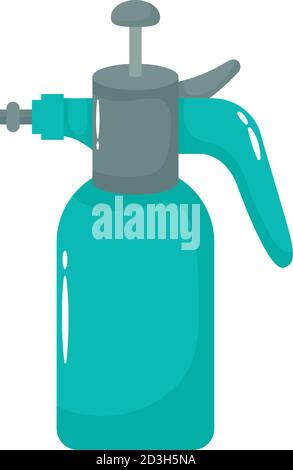 Sprühflasche flach Stil Symbol Vektor Illustration Design Stock Vektor