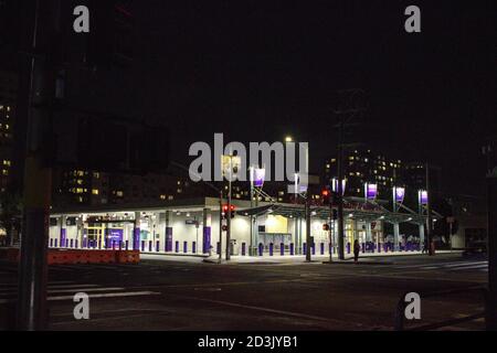 San Francisco 4th und King Caltrain Station Stockfoto