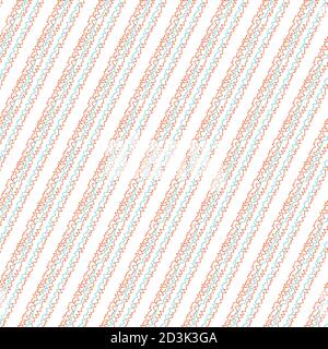 Nahtloses Muster mit farbigen Zickzackstreifen Stock Vektor