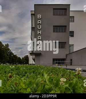 Das Bauhaus-Ensemble in Dessau, Sachsen Anhalt Stockfoto