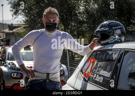 TIDEMAND Pontus (swe), TOKSPORT WRT, SKODA Fabia Evo, WRC 2, Portrait während der Rallye Italia Sardegna 2020, 6. Lauf der FIA WRC Championship 2020 vom 8. Bis 11. Oktober 2020 in Alghero, Sardegna in Italien - Foto Paulo Maria / DPPI Kredit: LM/DPPI/Paulo Maria/Alamy Live News Stockfoto