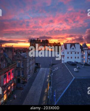 Szenen um die schottische Hauptstadt Edinburgh Stockfoto