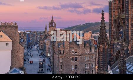 Szenen um die schottische Hauptstadt Edinburgh Stockfoto