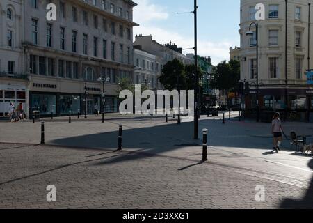 Hastings Stadtzentrum, East Sussex, Großbritannien Stockfoto