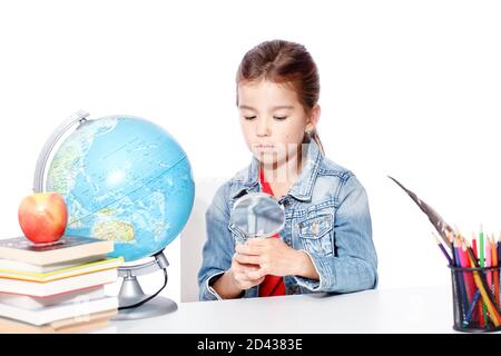 Zurück zur Schule! Konzept von Bildung, Lesen und Lernen. Stockfoto