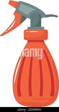 Sprühflasche flach Stil Symbol Vektor Illustration Design Stock Vektor