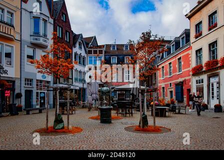 Altstadtplatz in Deutschland, Aachen Stockfoto