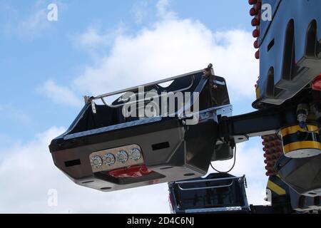 Der Sitz der High Flying Carriage auf einer unterhaltsame Fahrt. Stockfoto