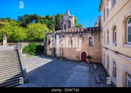 Die Kirche unserer Lieben Frau von der Bevölkerung oder Igreja de Nossa Senhora do Populo, Caldas da Rainha, Estremadura, Portugal Stockfoto