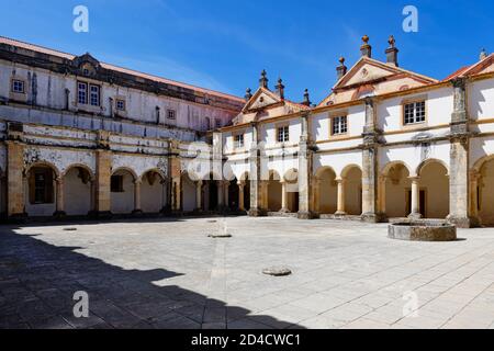 Micha Kloster, Hof, Schloss und Kloster des Ordens Christi, Tomar, Santarem Bezirk, Portugal Stockfoto