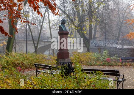 Olsztyn, Statue von Nicolaus Kopernikus, Altstadt, Polen Stockfoto