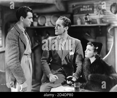 ROBERT TAYLOR GRIFFITH JONES UND VIVIEN LEIGH IN EINEM YANK IN OXFORD 1938 Regisseur JACK CONWAY Kostümbild Rene Hubert Produzent Michael Balcon Metro Goldwyn Mayer Stockfoto