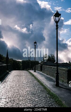 Alte Penworthan Brücke, Preston Stockfoto