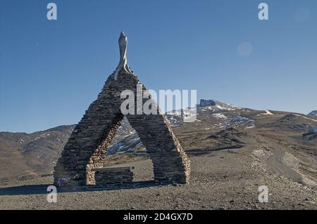 Sierra Nevada, España, Hiszpania, Spain, Spanien;Pico Veleta; Virgen de las Nieves; Virgin of the Snows; Unsere Liebe Frau vom Schnee; 雪聖母 Stockfoto