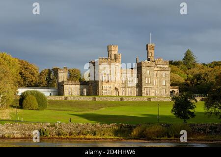 Lews Castle (oder Lewis Castle), Stornoway. Stockfoto