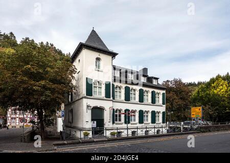 KUK - das Kunst- und Kulturzentrum am Rande Der historischen Altstadt von Monschau Stockfoto