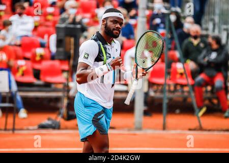 Parma, Italien. Oktober 2020. Frances Tiafoe während ATP Challenger 125 - Internazionali Emilia Romagna, Tennis Internationals in parma, Italien, Oktober 09 2020 Kredit: Unabhängige Fotoagentur/Alamy Live Nachrichten Stockfoto