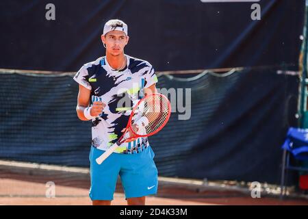 Parma, Italien. Oktober 2020. Alexei Popyrin während ATP Challenger 125 - Internazionali Emilia Romagna, Tennis Internationals in parma, Italien, Oktober 09 2020 Kredit: Unabhängige Fotoagentur/Alamy Live Nachrichten Stockfoto