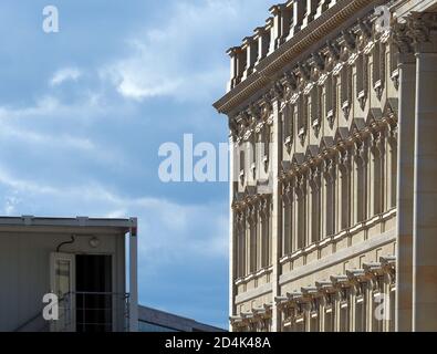 Berlin, Deutschland. Oktober 2020. Die Fassade des Stadtschlosses auf der Straßenseite Schloßplatz/Breite Straße. Quelle: Soeren Stache/dpa-Zentralbild/ZB/dpa/Alamy Live News Stockfoto