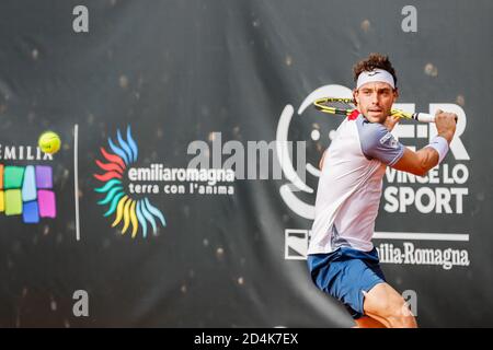 Parma, Italien. 9. Okt, 2020. parma, Italien, 09 Okt 2020, Marco Cecchinato während ATP Challenger 125 - Internazionali Emilia Romagna - Tennis Internationals - Credit: LM/Roberta Corradin Credit: Roberta Corradin/LPS/ZUMA Wire/Alamy Live News Stockfoto