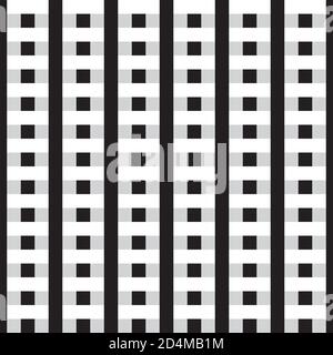 Textur mit verschränken schwarzen und weißen Streifen Stock Vektor