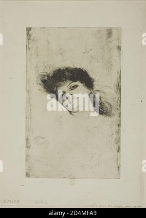 19. Jahrhundert Kunst - Mary; Datum: 1884; anders Zorn; Schwedisch; 1860-1920 Stockfoto